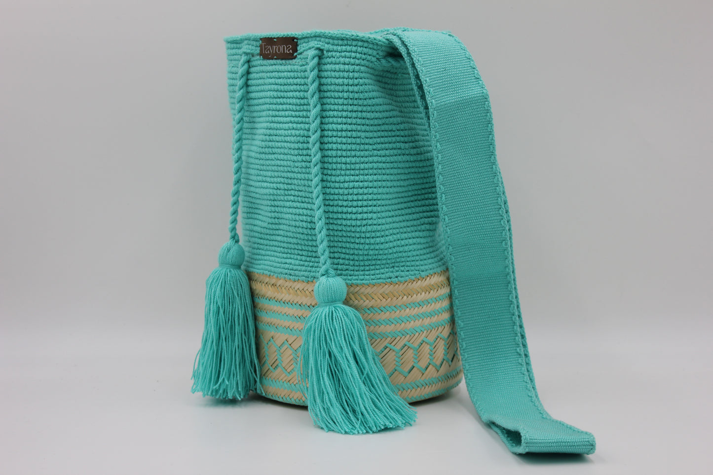 Tayrona Straw Weave - Aqua Breeze