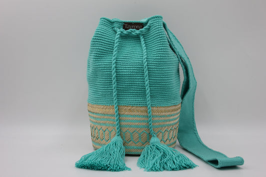 Tayrona Straw Weave - Aqua Breeze