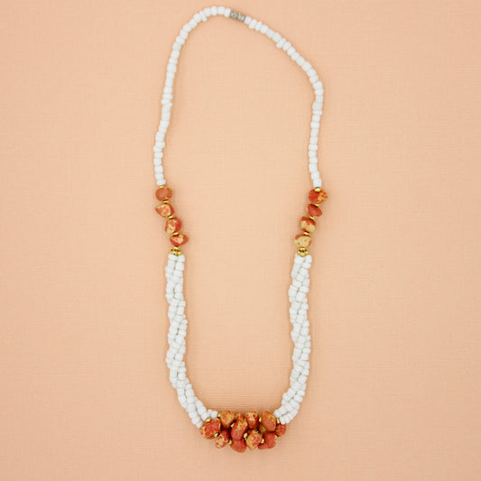 Tayrona Stone Necklace - Coral